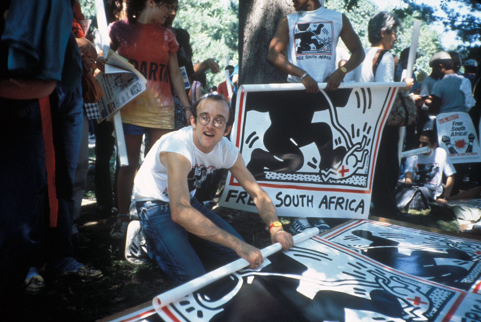 Free South Africa rally